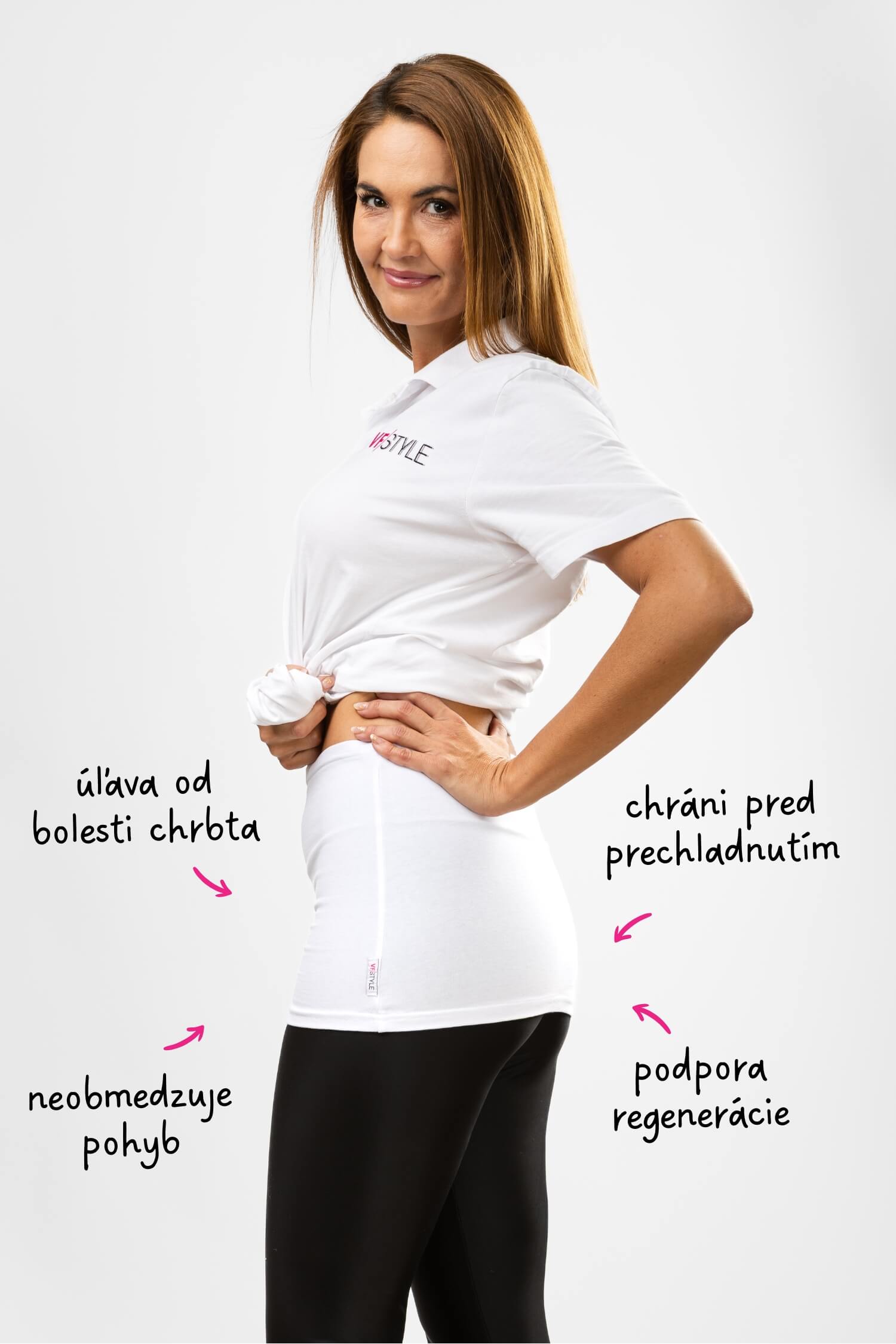 Ľadvinový pás Comfort biely – výhody produktu